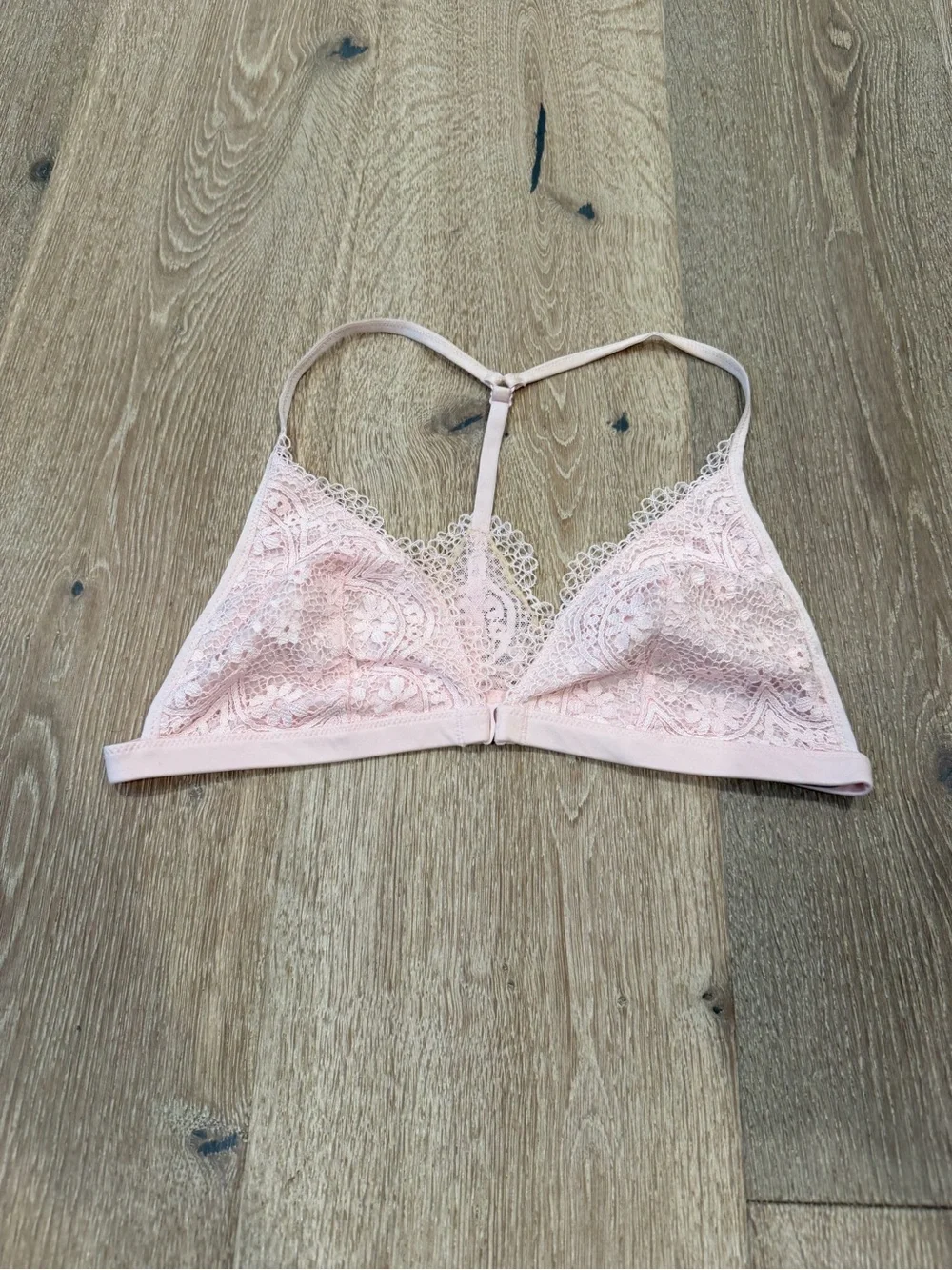 Victoria's Secret Blush Pink Lace Triangle Bralette